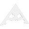 Ekena Millwork Pitch Cornelia Architectural Grade PVC Gable Pediment, 60"W x 30"H x 1"P (12/12) GPP060X030X100CRN - alternate 1